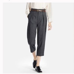 Uniqlo wool blend wide leg pant